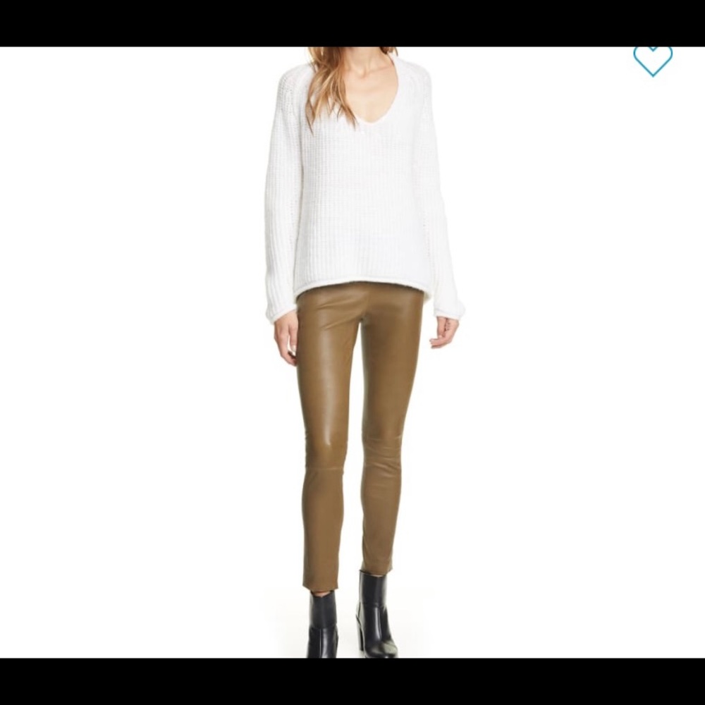 Rag & Bone Joseph Vneck cozy shaker stitch sweater